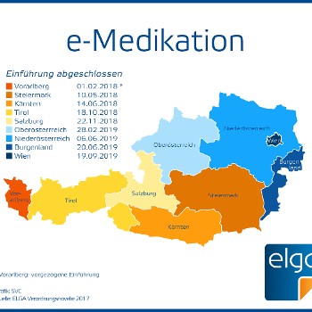 Mehr Informationen zum Thema: Die österreichweite Einführung steht fest: e-Medikation startet 2018 schrittweise in Kassenordinationen und Apotheken